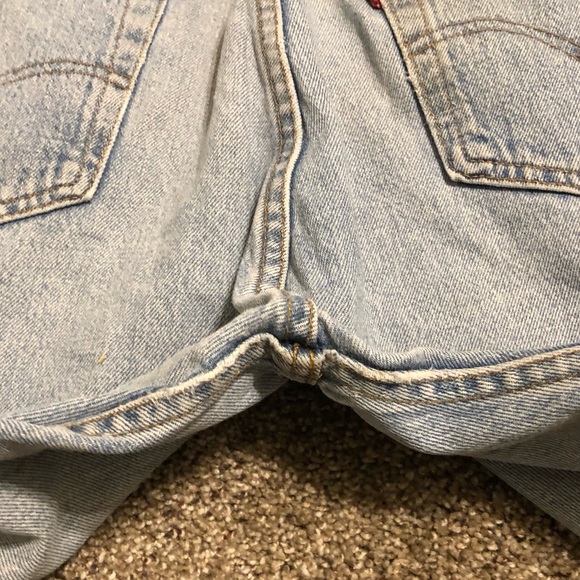 VINTAGE 1980s Levi’s 501 36x32 DISTRESSED DENIM JEANS MADE IN USA! READ!!! - Picture 11 of 11